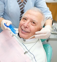 Patient seeing a dentist in Jacksonville