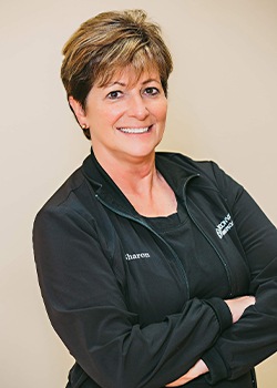 Dental assistant Sharon