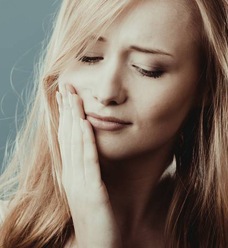 Woman in pain
