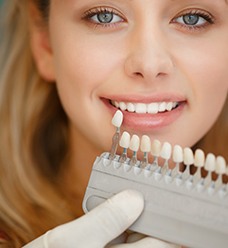 Woman at the dental office