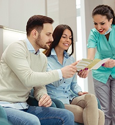 patients discussing the cost of veneers in Jacksonville