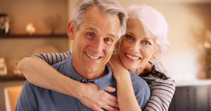 portrait of a smiling couple