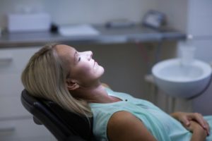 Woman relaxing with sedation dentistry in Jacksonville