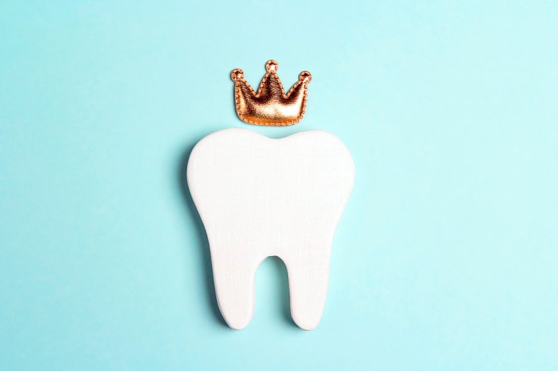 an example of a dental crown in Jacksonville